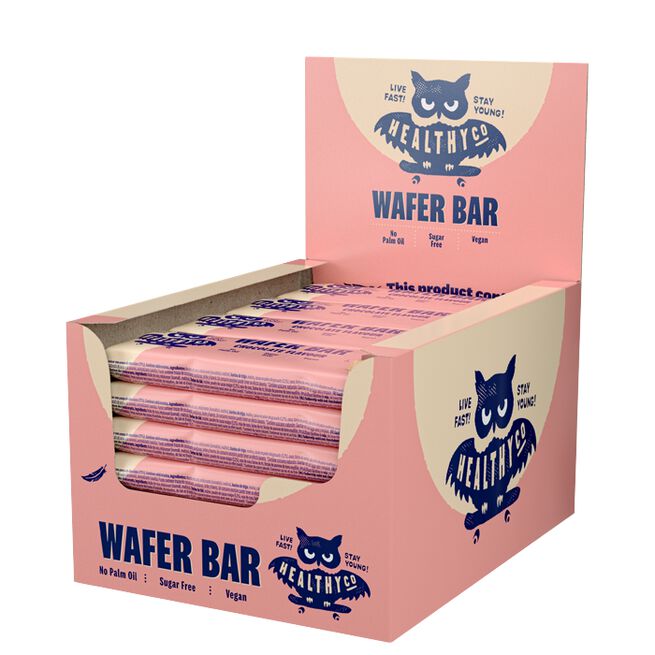 24 x Healthyco Wafer Bar 24 g 24 x Vaffelbar 24 g Chocolate